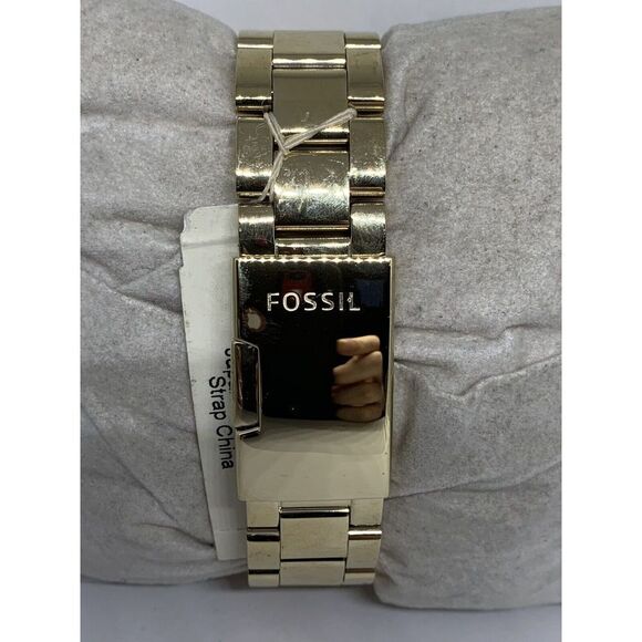 Fossil AM4482 Women's Stainless Steel Analog Champagne Dial Quartz Watch AA458 - Picture 4 of 11